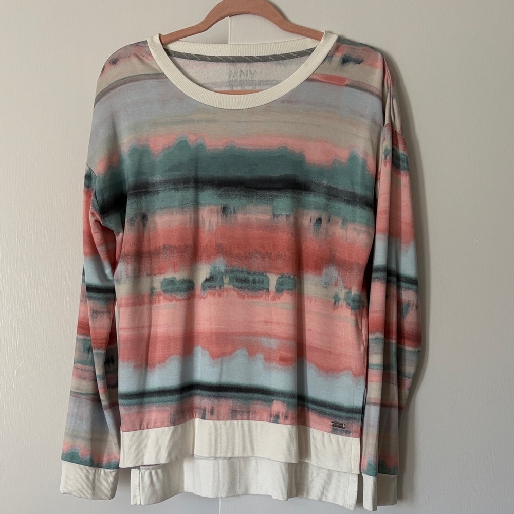 MNY Gray and Cream Sweatshirt